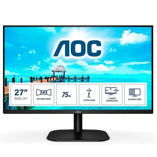 Écran AOC 27" FHD IPS 75Hz 27B2H