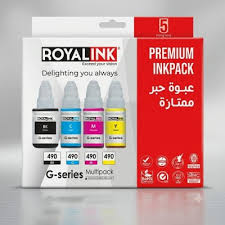 Encre Pack4 Recharge Canon G490 Premium Royalink