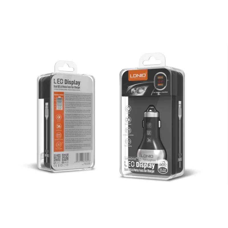 hargeur Auto LDNIO Type-C to iPhone C22Q