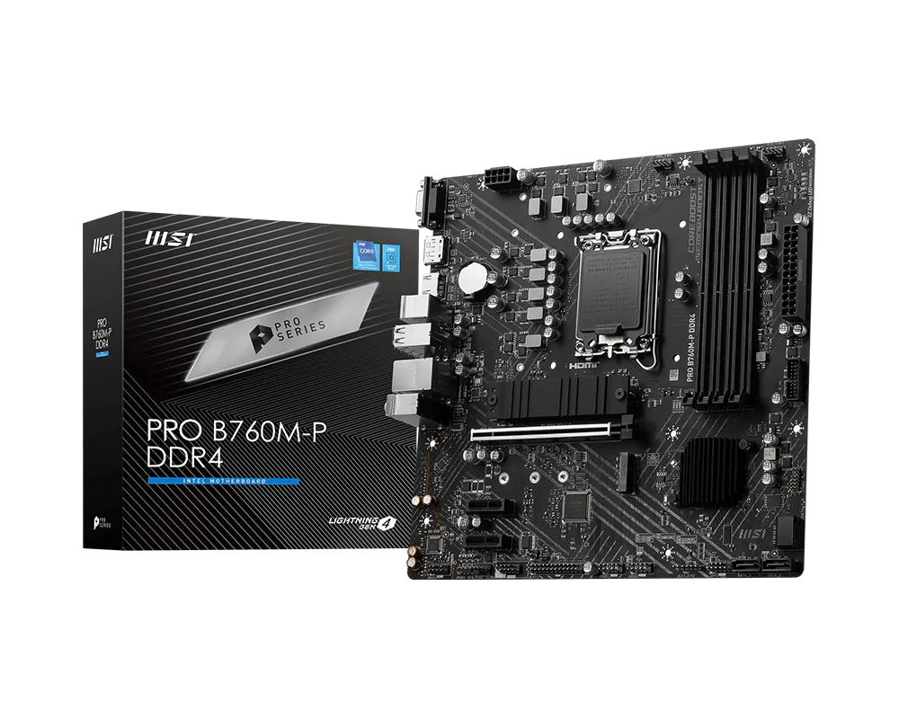 Carte Mère AMD MSI PRO B760M-P DDR4