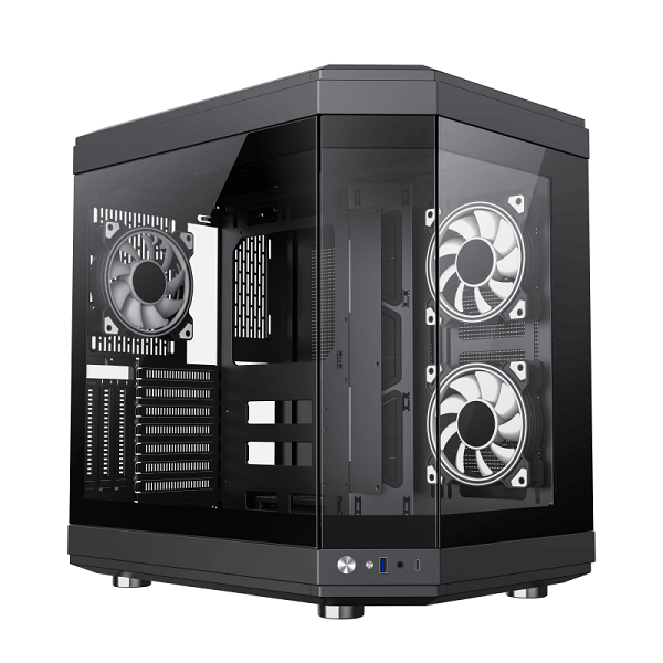 Boîtier PC Gamer GAME-MAX HYPE Black Fish Tank