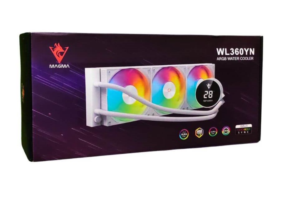 MAGMA WL360YN Water Cooling 3 Fan Blanc 1700/AM5l