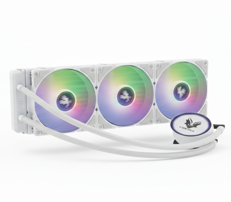 VORTEX Ice Core X3 360 Water Cooling RGB Blanc
