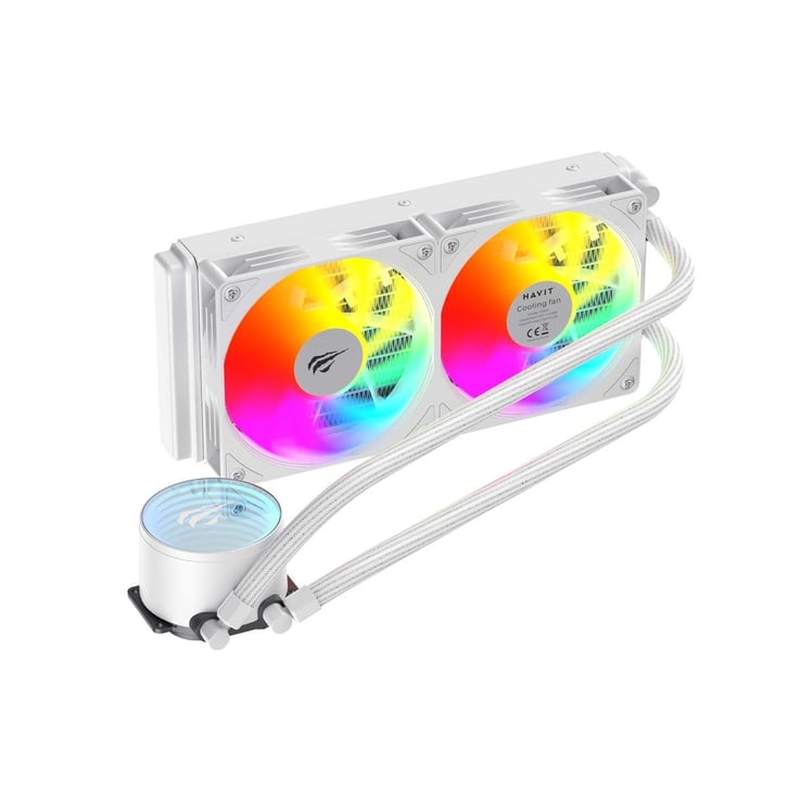 HAVIT F2001 Water Cooling RGB Blanc