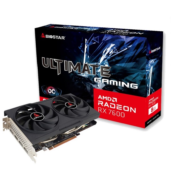 Carte Graphique Biostar RX 7600 8GB