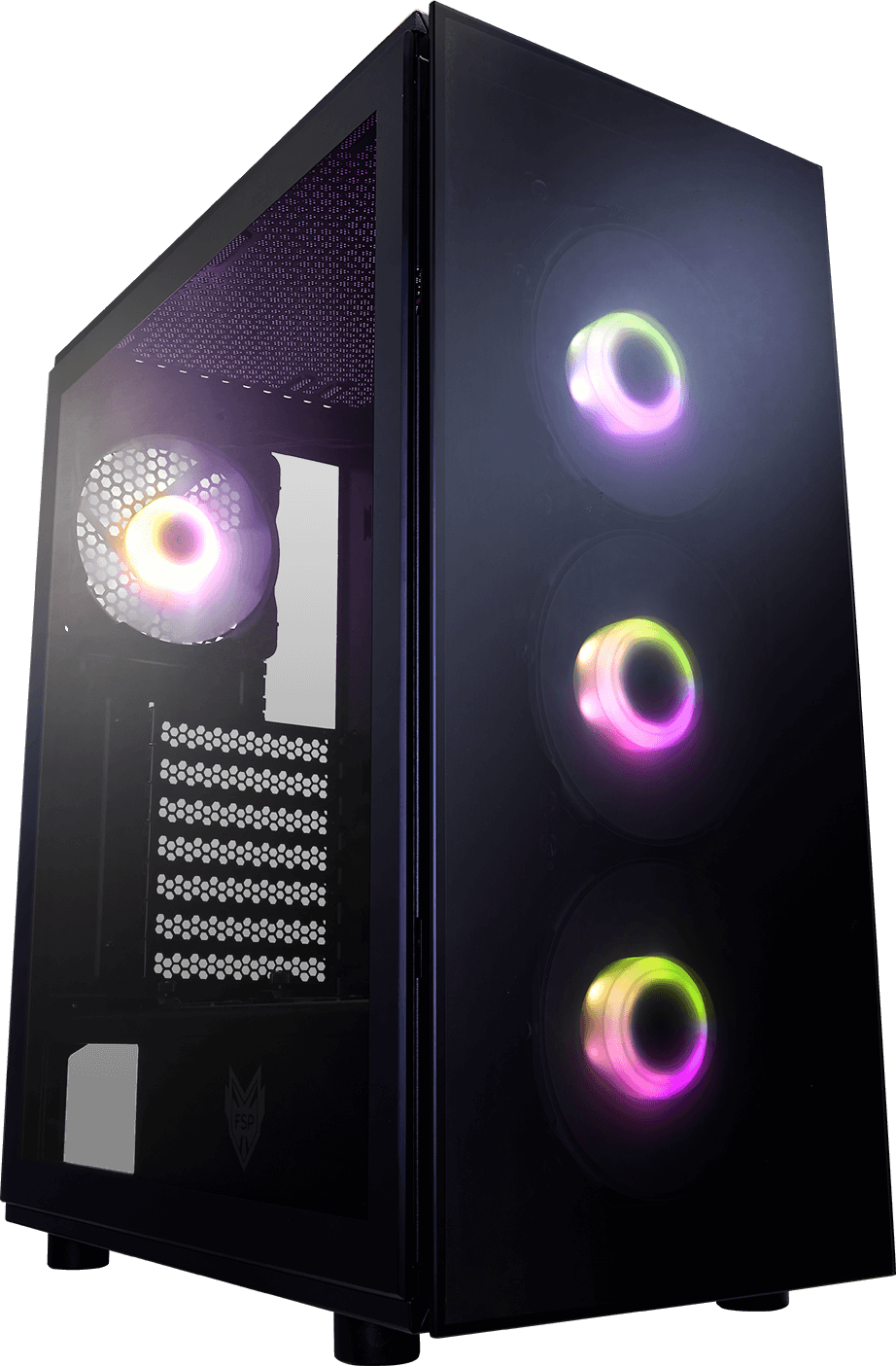 FSP CMT340 PLUS Boîtier PC Gamer RGB