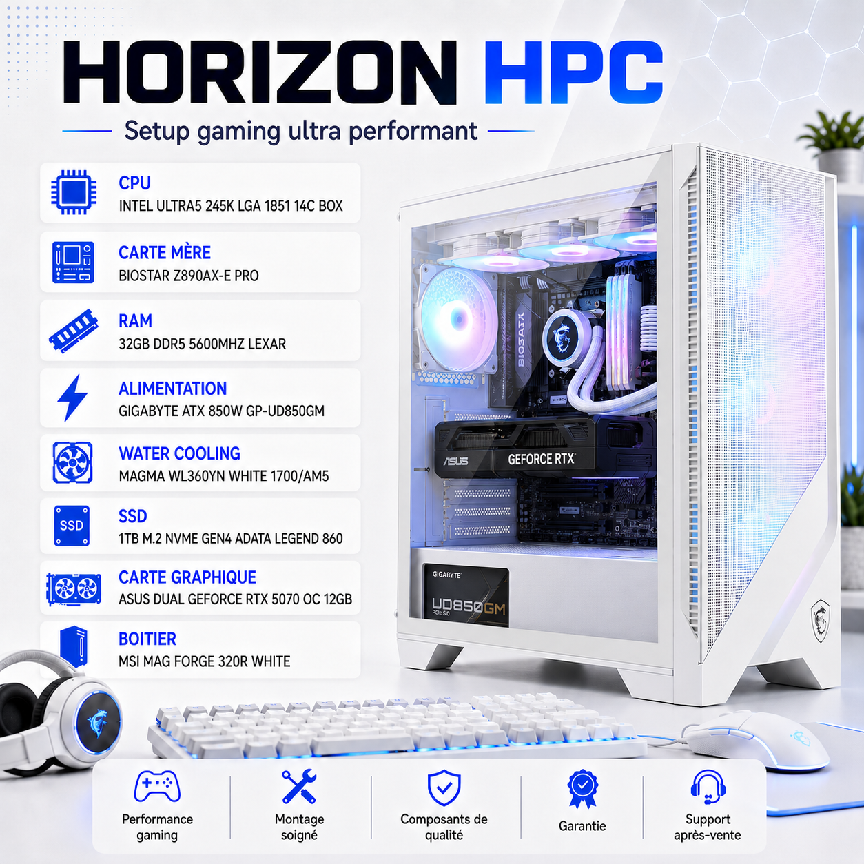 PC Gamer Monté - Intel Core i5-15ème