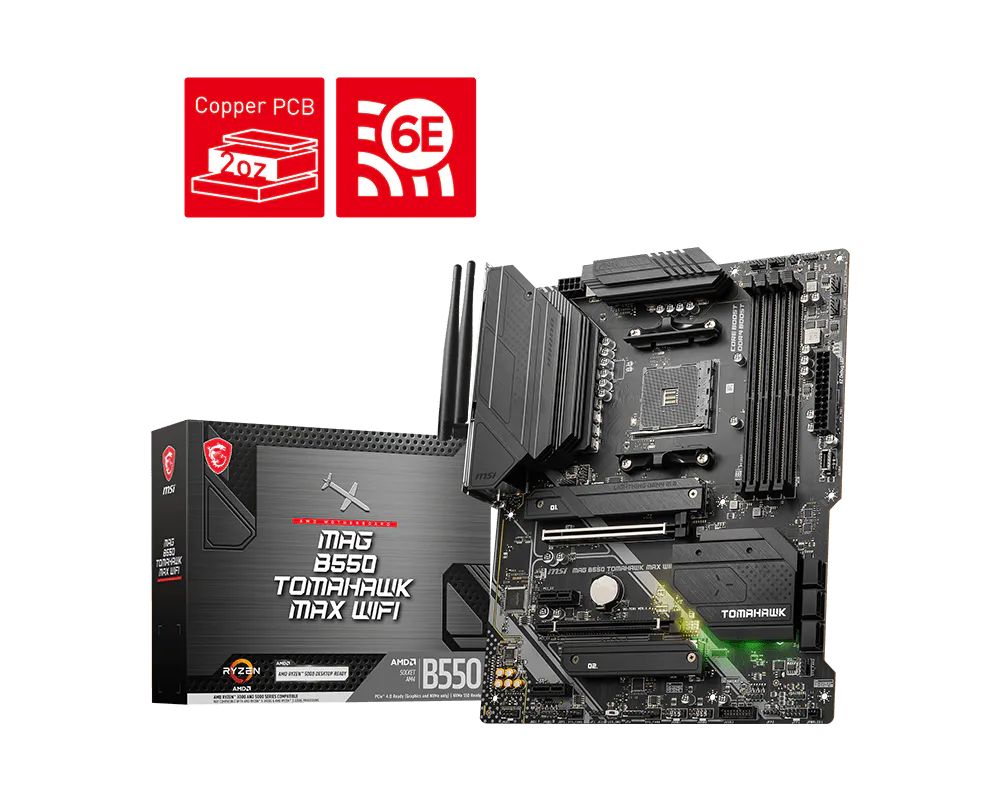 Carte mère MSI MAG B550 Tomahawk Max WiFi AMD