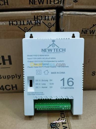 BLOC ALIMONTATION ARM 16CH NEWTECH YAS12180W16CH