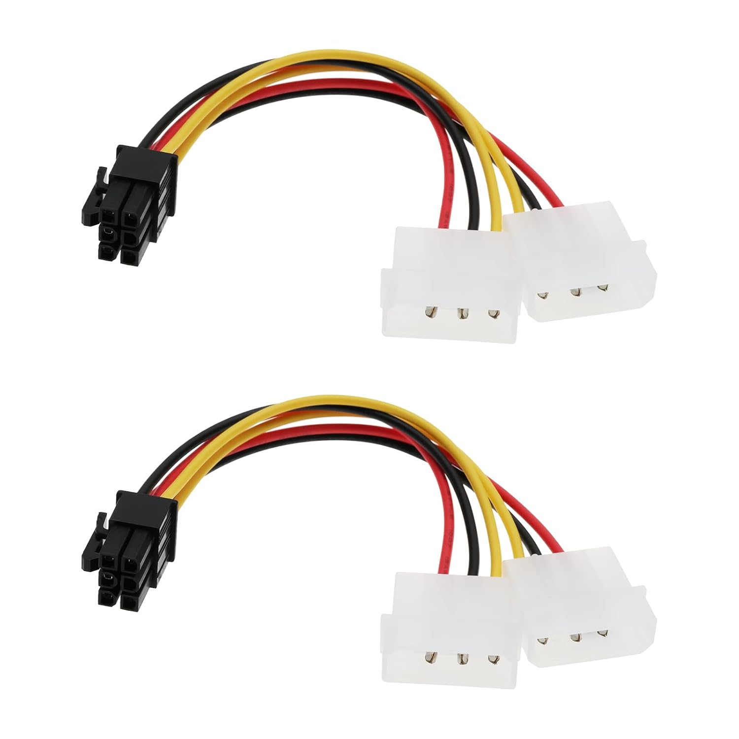 Câble Alimentation GPU 2x IDE vers 6pin