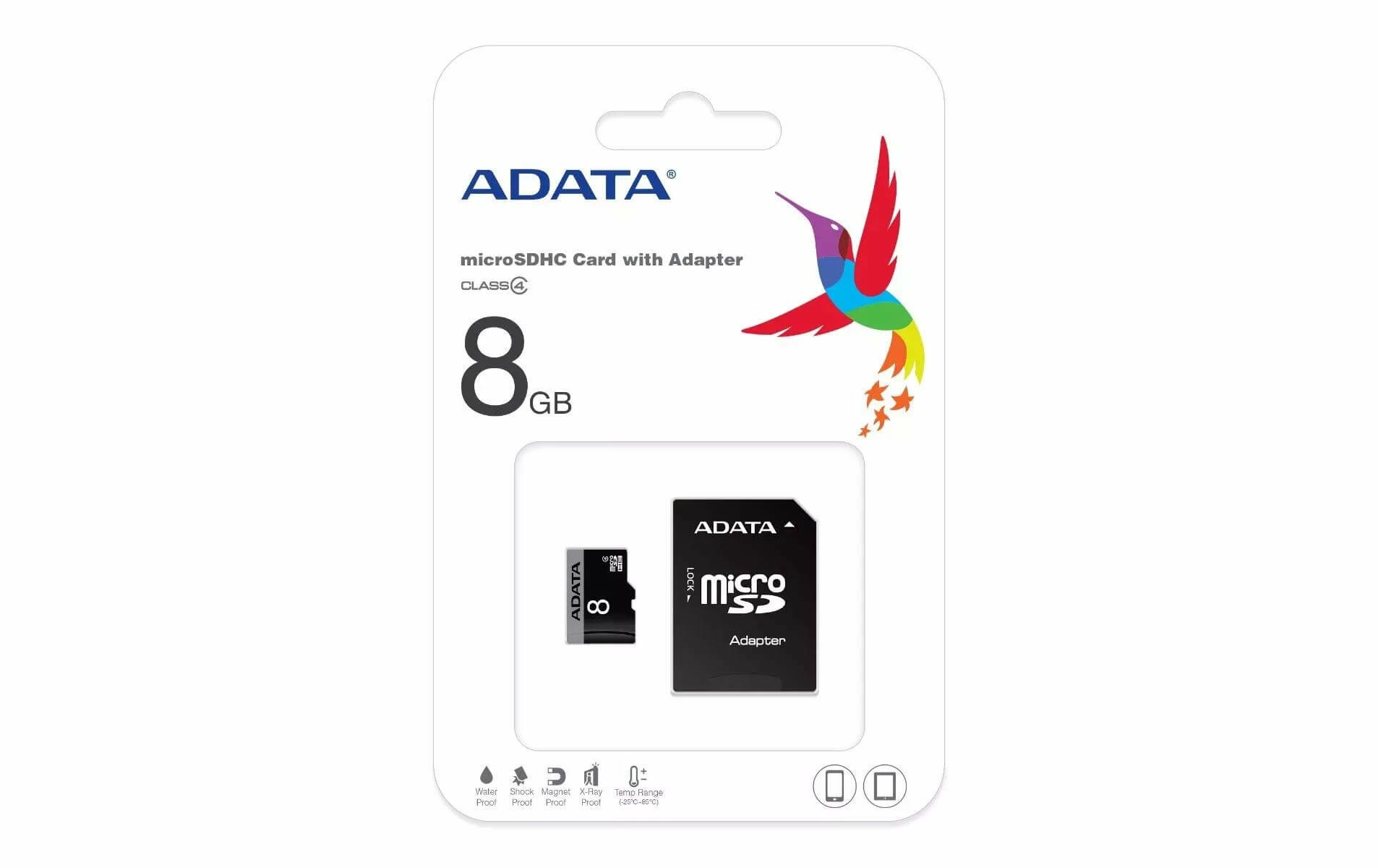Carte Mémoire Adata Micro SD C10 8GB +SUP